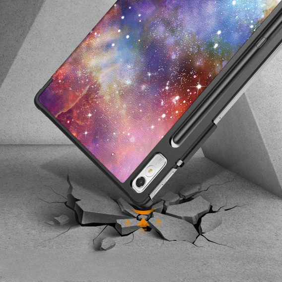 Husă pentru Lenovo Tab P11 Pro Gen 2 TB132FU TB132XU 11.2", cu clapetă, galaxy