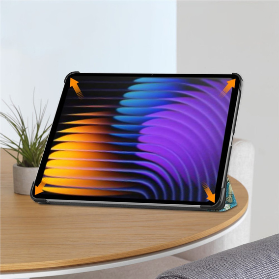 Husă pentru Xiaomi Pad 7 / Xiaomi Pad 7 Pro, Smartcase, Flowers