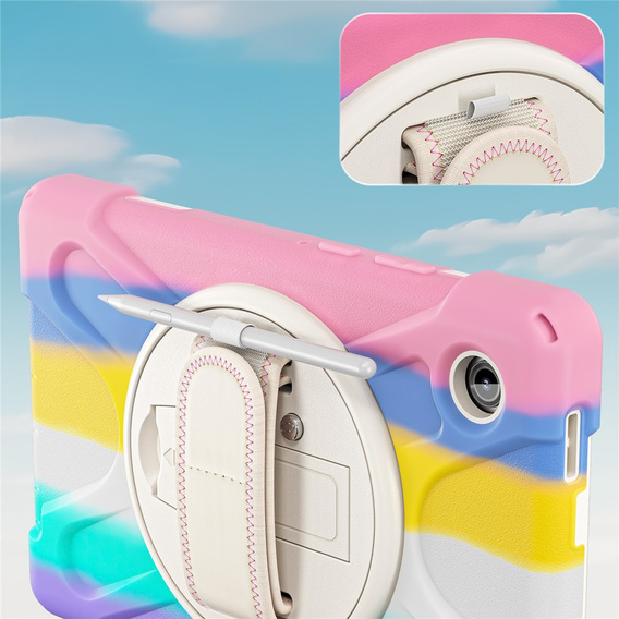 Husă blindată cu suport și curea de umăr pentru Samsung Galaxy Tab A11