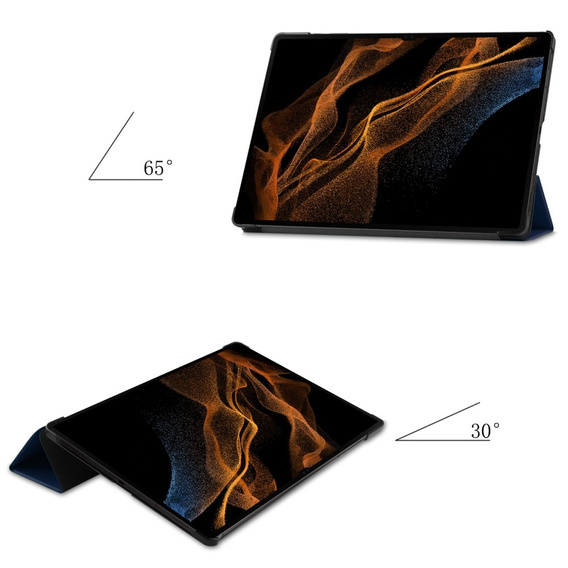 Husă pentru Samsung Galaxy Tab S9 Ultra, Smartcase, albastru