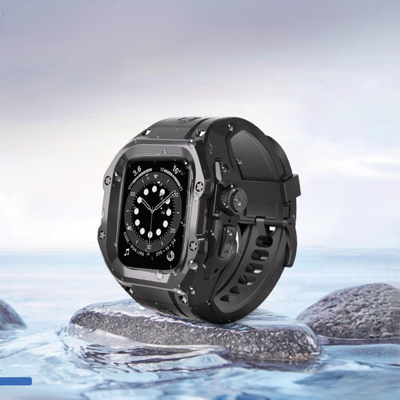 Curea cu carcasă SHELLBOX pentru Apple Watch Ultra/Ultra 2 49mm
