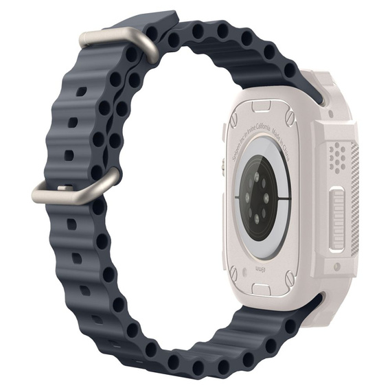 Pasek z etui Spigen do Apple Watch Ultra 49mm, Rugged Armor Pro, Czarny