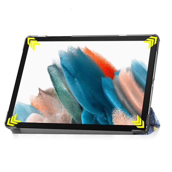 Husă pentru Samsung Galaxy Tab A9, Smartcase, painted pattern