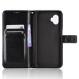 Cu clapetă pentru Samsung Galaxy Xcover 6 Pro 5G, Crazy Horse Wallet, negru