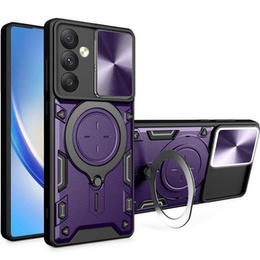 Husă blindată pentru Samsung Galaxy A54 5G, CamShield Slide, violet