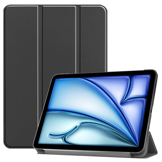 Husă pentru iPad Air 13" 2025/2024 (7/6 gen.), Smartcase, negru
