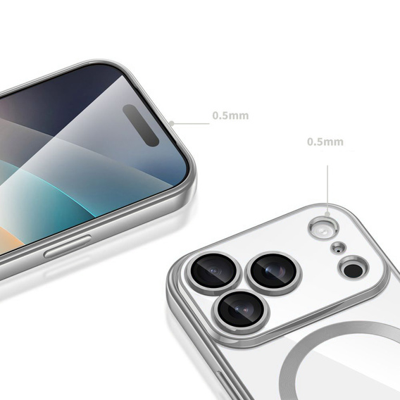 Carcasă magnetică cu protecție pentru lentile pentru iPhone 17 Pro Max