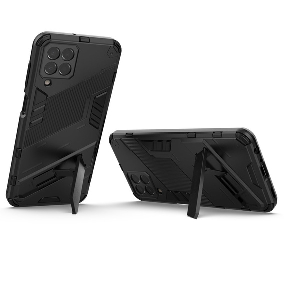 Husa pentru Samsung Galaxy M33 5G, Military kickstand, negru