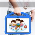 Husă pentru copii pentru T Tablet 2 5G, cu suport și mâner, albastru