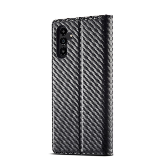 Carcasă cu clapetă pentru Samsung Galaxy A35 5G, Carbon LC.IMEEKE, negru