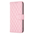 Cu clapetă pentru Motorola Edge 50 Pro 5G, Wallet, BINFEN COLOR, roz