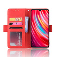 Cu clapetă pentru Xiaomi Redmi Note 8 Pro, Card Slot, roșu
