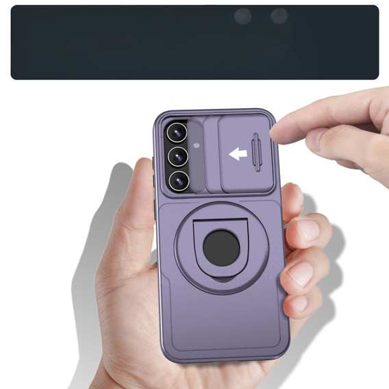 Husă pentru Samsung Galaxy S20 FE, Military Magnet, pentru MagSafe, violet