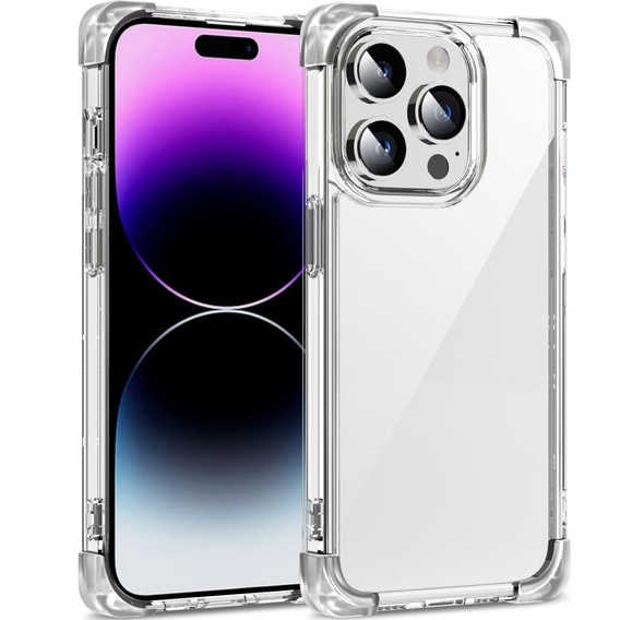 Husă pentru iPhone 14 Pro Max, ERBORD CornerShield, transparentă