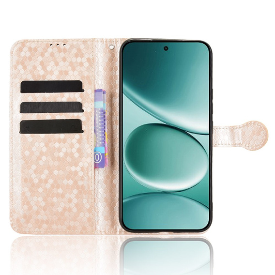 Husă tip portofel Rhombus pentru Xiaomi Redmi Note 15 Pro Plus 5G / Poco M8 Pro 5G