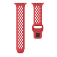 Curea de silicon pentru Apple Watch 1/2/3/4/4/5/6/6/7/8/SE/ULTRA 42/44/45/49MM, roșu