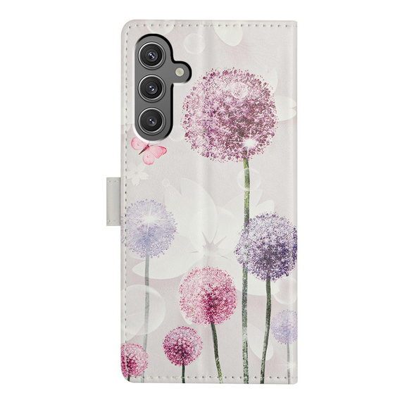 Cu clapetă pentru Samsung Galaxy A35 5G, Wallet, Dandelion