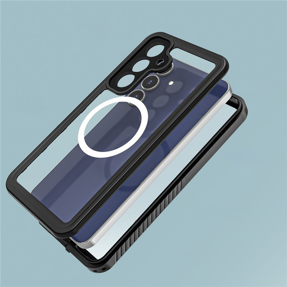 Carcasă impermeabilă Redpepper IP68 cu protecție 360° și MagSafe pentru Samsung Galaxy S25 FE