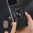 Husă blindată pentru Xiaomi 14T, CamShield Slide, negru