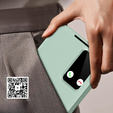 Husă cu clapetă pentru Samsung Galaxy S25 Edge, Smart View Wallet, verde