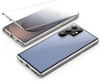 Husa pentru Samsung Galaxy S25 Ultra, Magnetic Dual Glass, de argint
