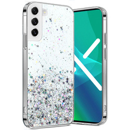Huse pentru Samsung Galaxy S21 FE, Glittery, transparentă