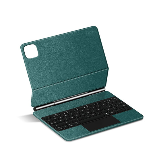 Husă de tastatură pentru iPad Air 11" 2024, Magnetic Keyboard Touchpad, verde