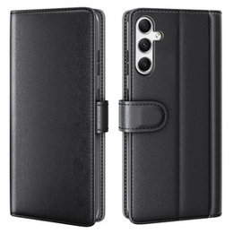 Husa cu clapetă pentru Samsung Galaxy A35 5G, Split Leather, negru