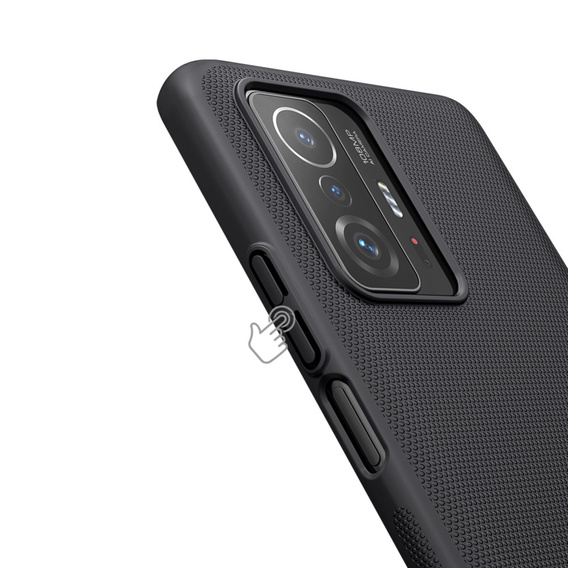 Carcasă NILLKIN pentru Xiaomi 11T / 11T Pro, Super Frosted Shield Case, albastru
