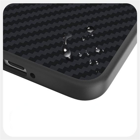 Carcasa ABEEL pentru Xiaomi 15 Ultra, Carbon Fiber, pentru MagSafe, negru