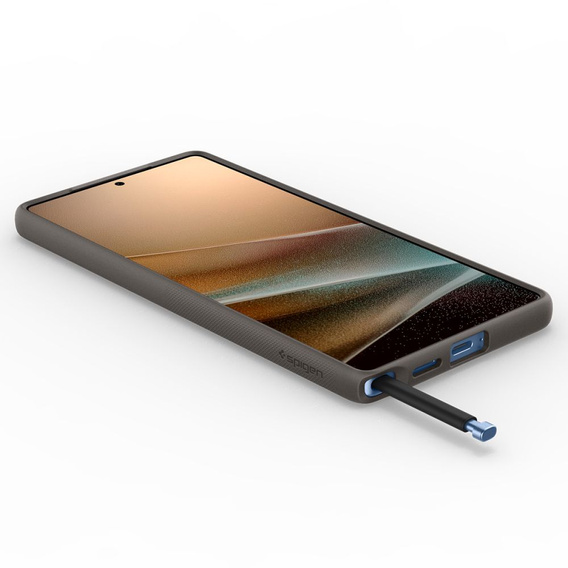 Carcasă Spigen pentru Samsung Galaxy S25 Ultra, Nano Pop MagSafe, gri + sticlă temperată 9H