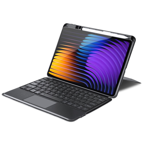 Cazul tastaturii pentru Xiaomi Pad 7 / 7 Pro, seria Dux Ducis DK, negru