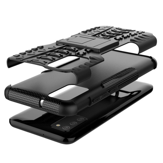 Huse pentru Samsung Galaxy A02s, Tire Armor, negru