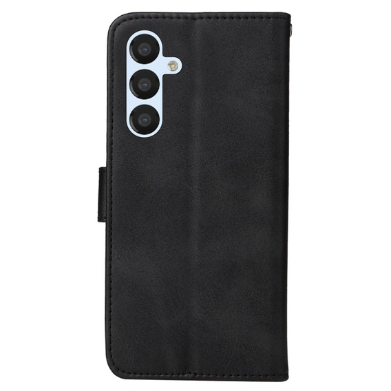 Cu clapetă pentru Samsung Galaxy A34 5G, Leather Wallet, negru