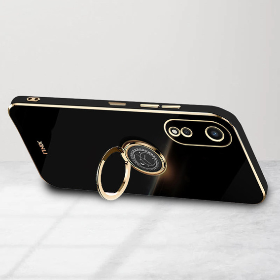 Huse pentru Oppo A78 5G, Electro Ring, negru