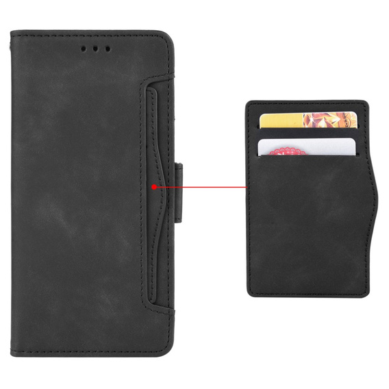 Cu clapetă pentru T Phone 2 5G, Card Slot, negru