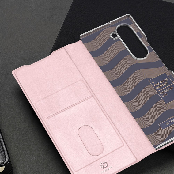 Husă Dux Ducis pentru Samsung Galaxy Z Fold7 5G, Bril, roz