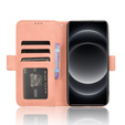 Cu clapetă pentru Xiaomi 14 Ultra, Card Slot, roz