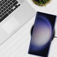 Huse pentru Samsung Galaxy S23 Ultra, MagSafe Hybrid, albastru închis
