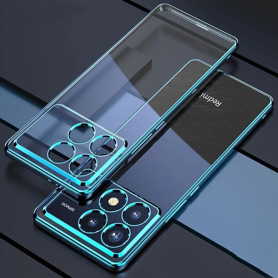 Carcasă pentru Xiaomi Poco F6 Pro, Frame Case, albastru