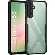 Carcasa pentru Samsung Galaxy A56, AntiDrop Hybrid, negru + sticlă temperată 9H