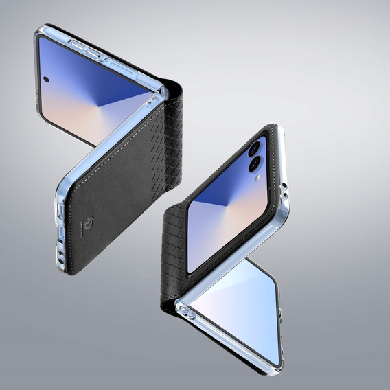 Husă Dux Ducis pentru Samsung Galaxy Z Flip7 5G, Bril, negru