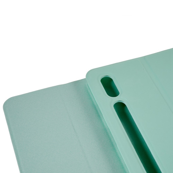 Carcasă + tastatură Samsung Galaxy Tab S7 T870/T875 / S8, Pen Slot, verde