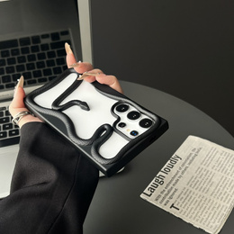 Husa LUPHIE pentru Samsung Galaxy S25 Ultra, Armor Bumper, negru