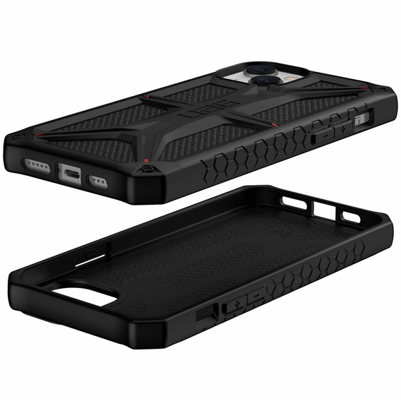 Carcasă Urban Armor Gear pentru iPhone 14 Plus, Monarch, Kevlar negru