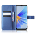Cu clapetă pentru Oppo A17, Smart Magnet, albastru