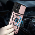 Husă blindată pentru Realme 8 / 8 Pro, CamShield Slide, roz rose gold