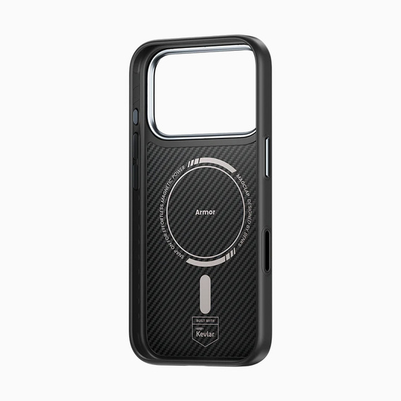 BENKS Kevlar Armor PRO Carbon Fiber 600D A069 carcasă pentru MagSafe pentru iPhone 17 Pro