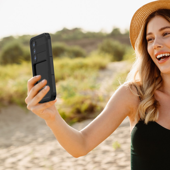 Husă impermeabilă IP68 pentru Samsung Galaxy S23, negru