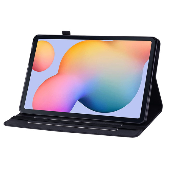 Huse pentru Samsung Galaxy Tab S6 Lite, Wallet Pen Slot, negru
